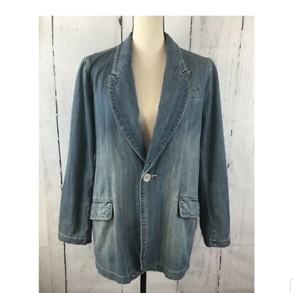NWOT Denim Blazer